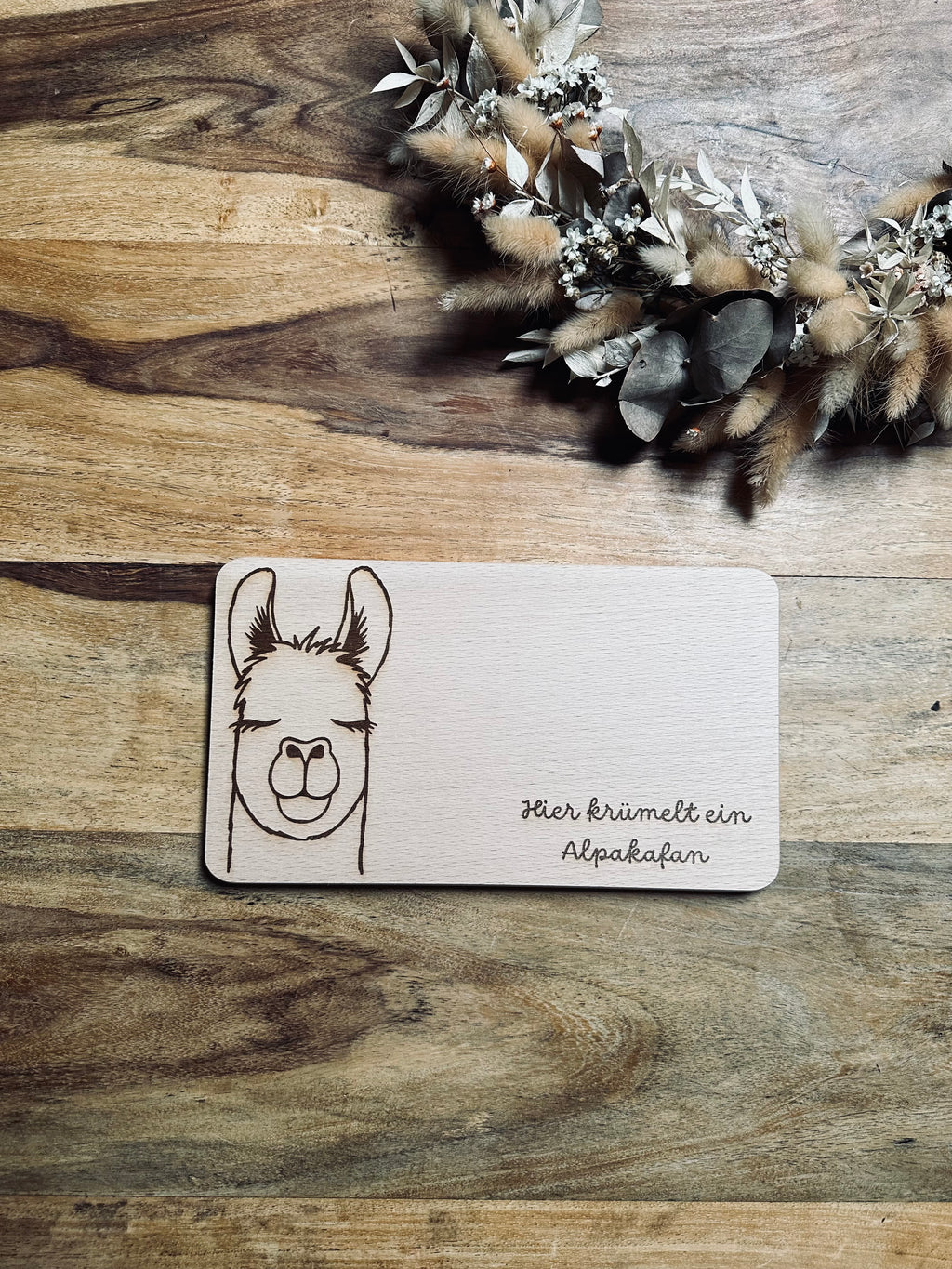 Brotzeitbrett - Buche | Alpaka