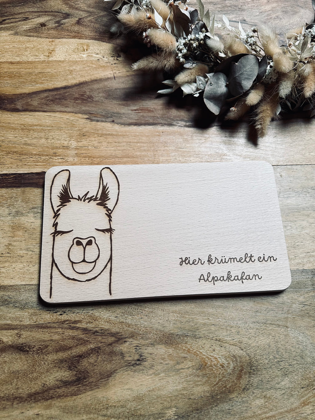 Brotzeitbrett - Buche | Alpaka