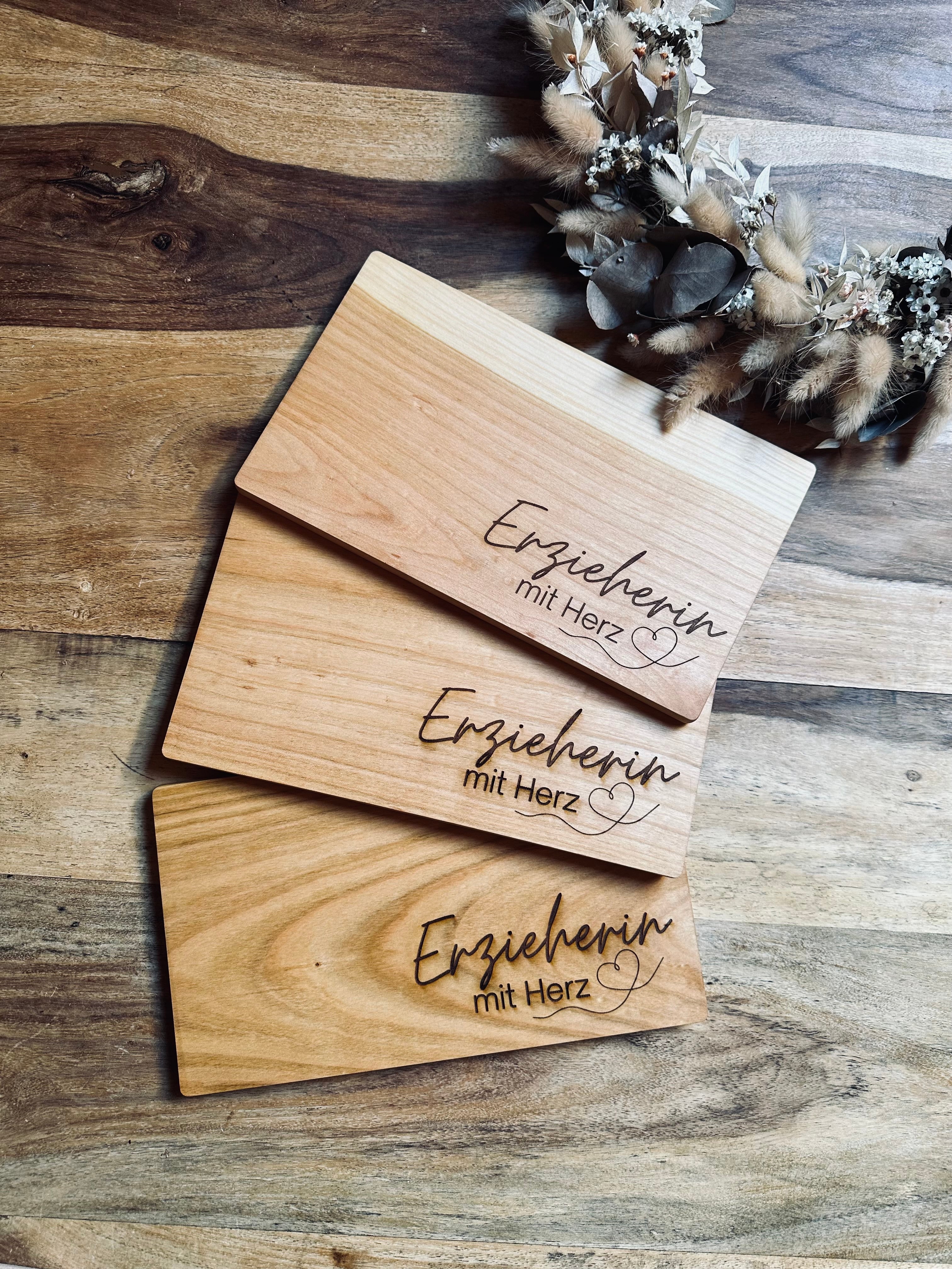 Brotzeitbrett - Kirsche | Erzieherin