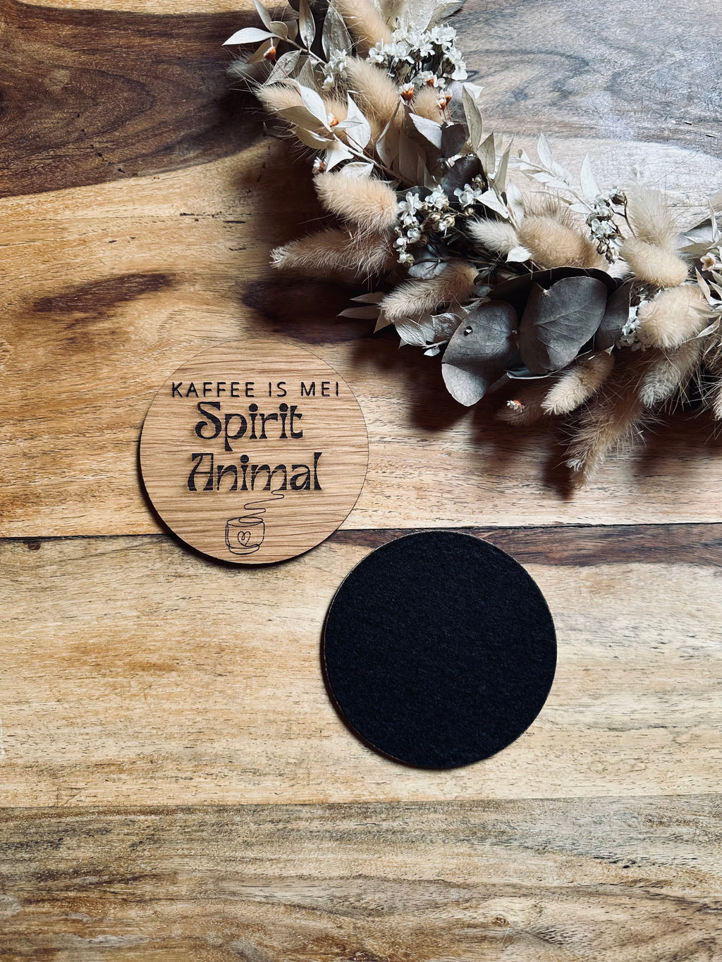 Untersetzer mit Filz - Eiche | Spirit Animal