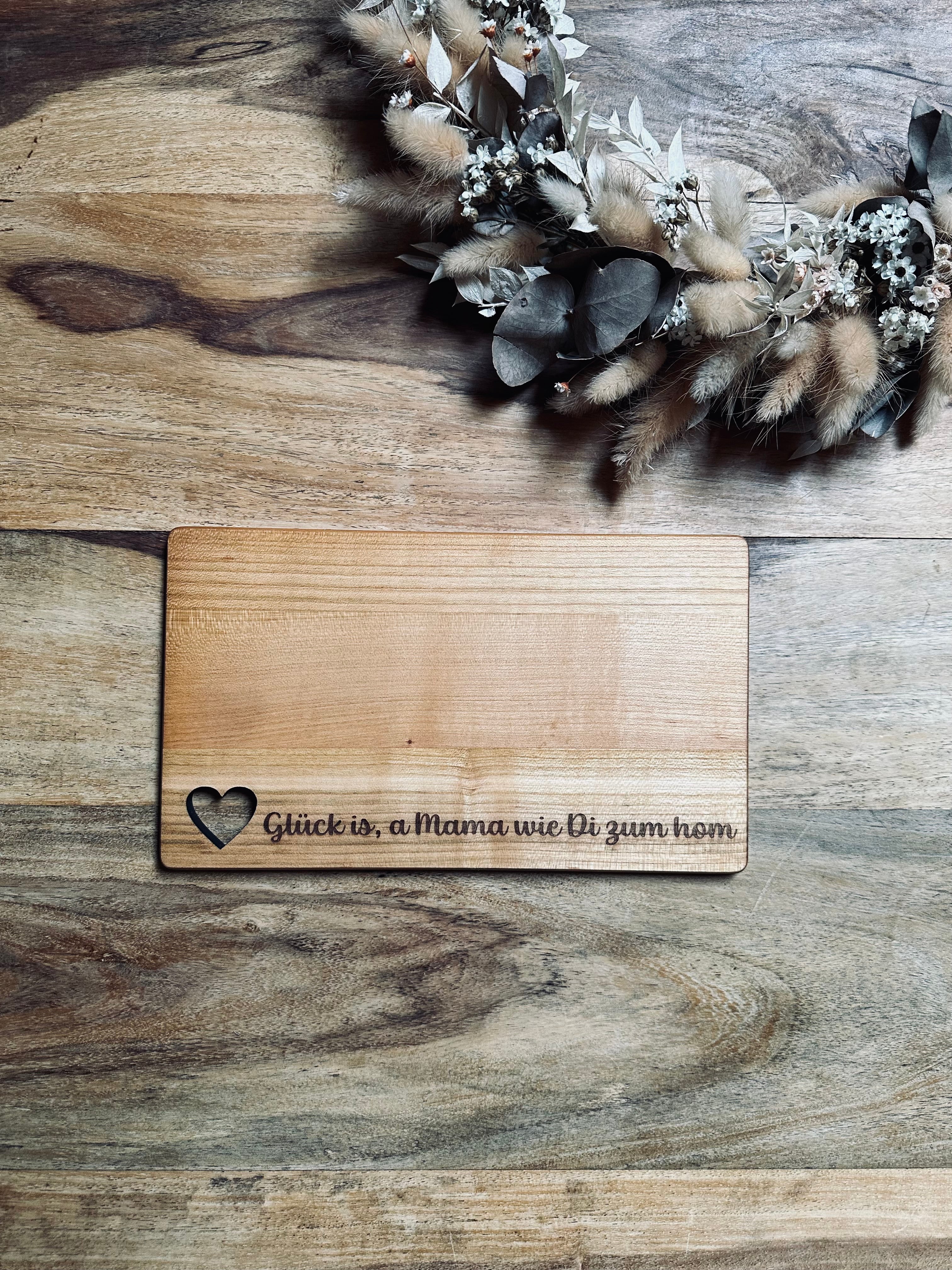 Brotzeitbrett - Kirsche | Glück is