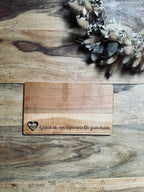 Brotzeitbrett - Kirsche | Glück is